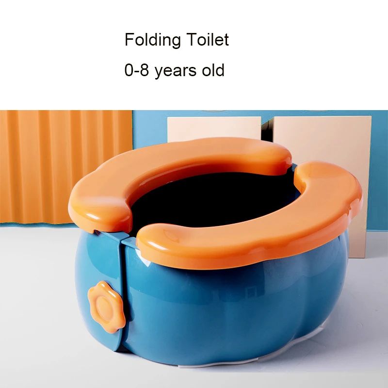 Folding Travel Baby Toilet Pot Portable Potty Child Potty Training Seat Squatty Potty Urinal For Children Baby Pot Child Toilet