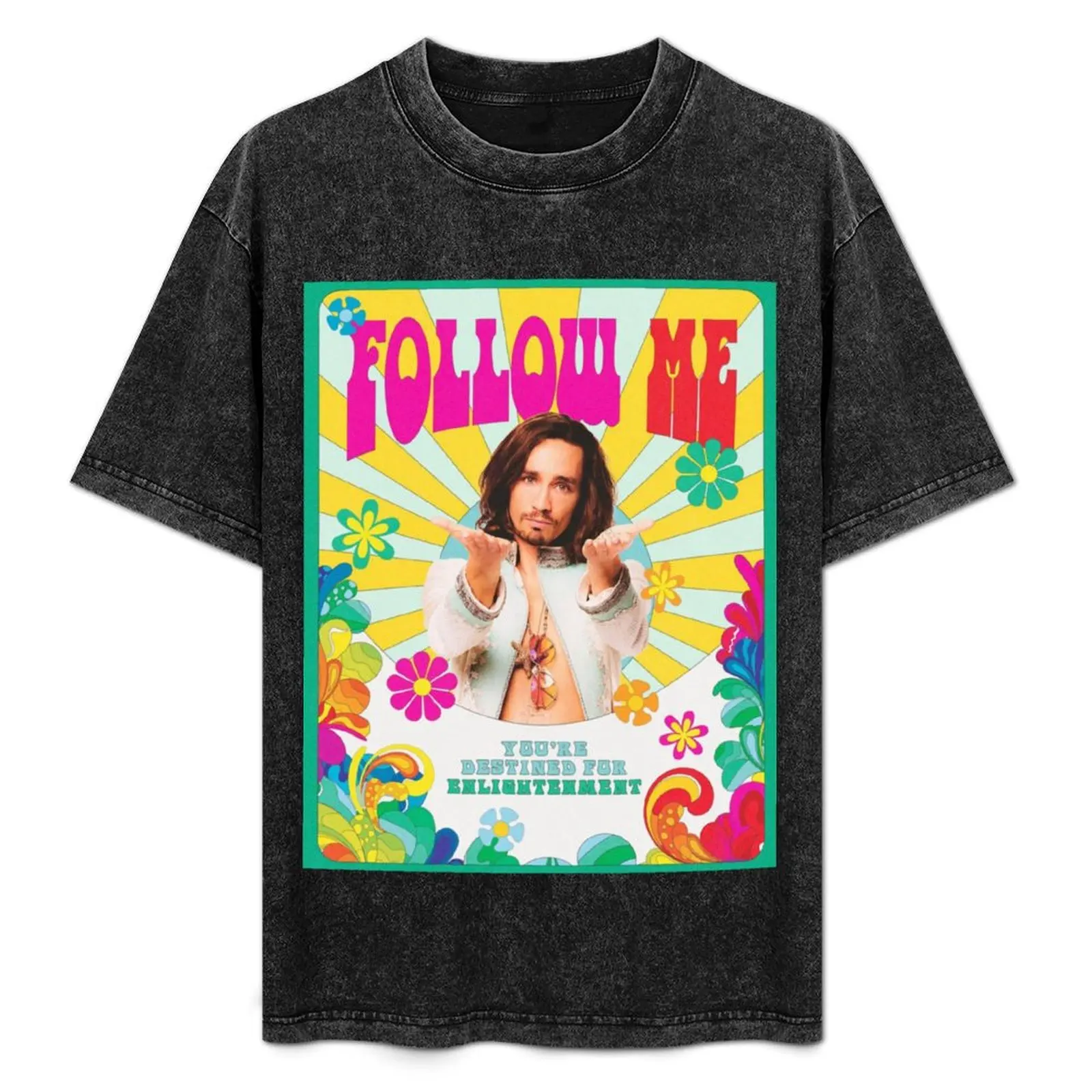 

Klaus Hargreeves Follow Me The Umbrella Acadmey T-Shirt hippie clothes sublime Men's clothing