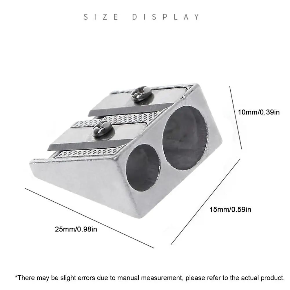 다기능 어린이 연필 깎이, 스케치 그리기 학습 학생 학용품, 사무실 문구, 2 홀