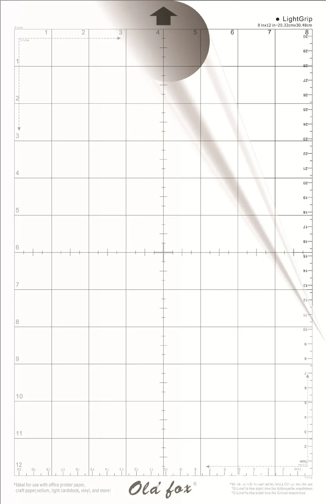 Imagem -05 - Adesiva Substituição Corte Mat Almofada de Borracha com Grade de Medição 12*24 Polegadas Adequado para Silhouette Cameo Plotter Cores