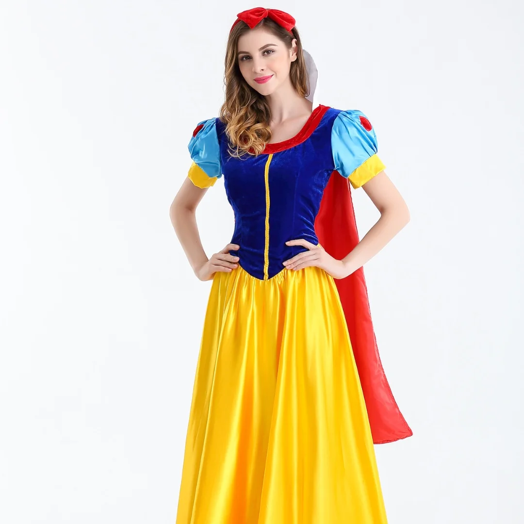 Disney Karakter Randapparatuur Sneeuwwitte Cosplay Kostuum Halloween Feest Kostuum Rekwisieten Vakantie Cadeau Uitvoering Kostuum