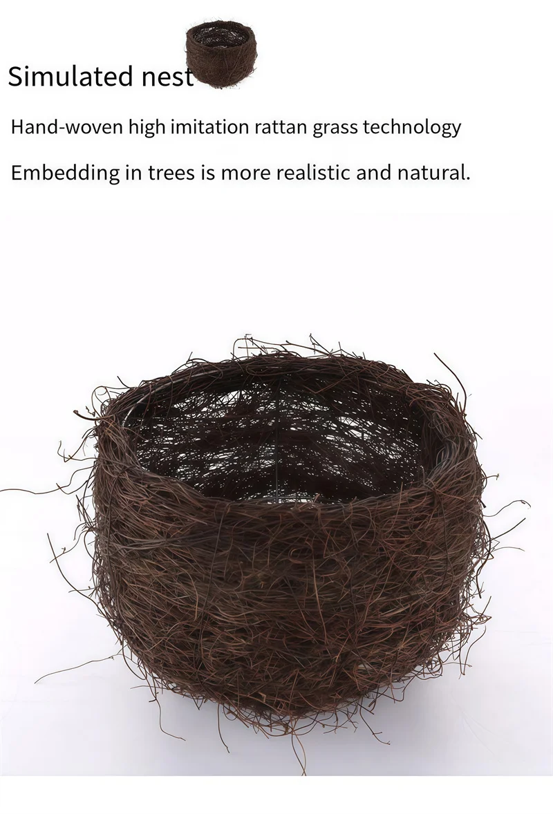 Garden Colorful Tree Floodlight Imitation Bird's Nest Lamp Night Tree Projection Lighting Landscape Light for Park Yard 220V 12W