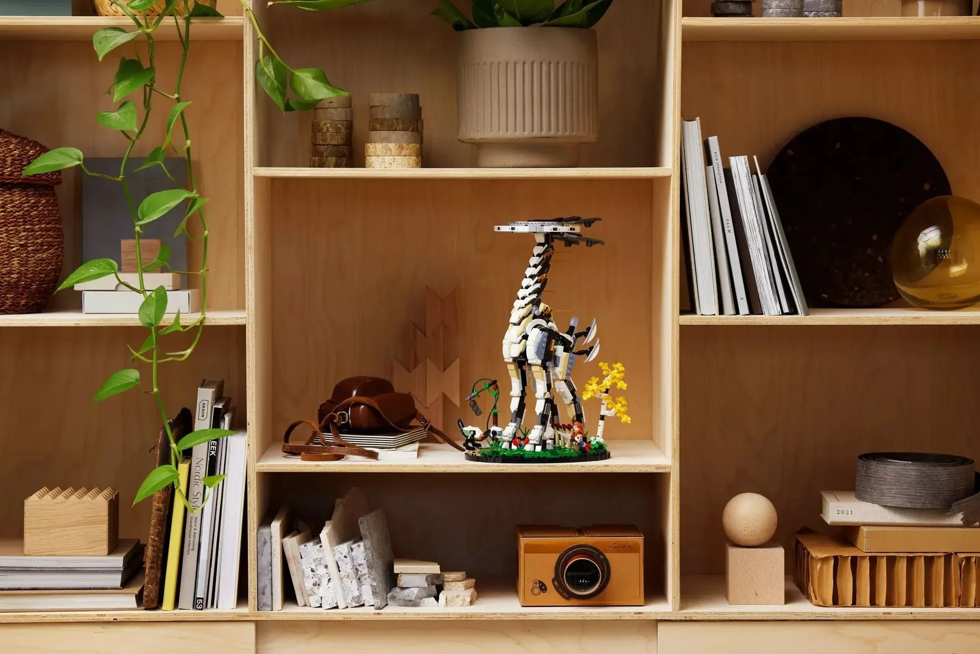 Nieuwe 1.222 stuks Horizon Monster Langhals Beest bouwstenen 76989 kinderen DIY cadeau speelgoed voor jongens