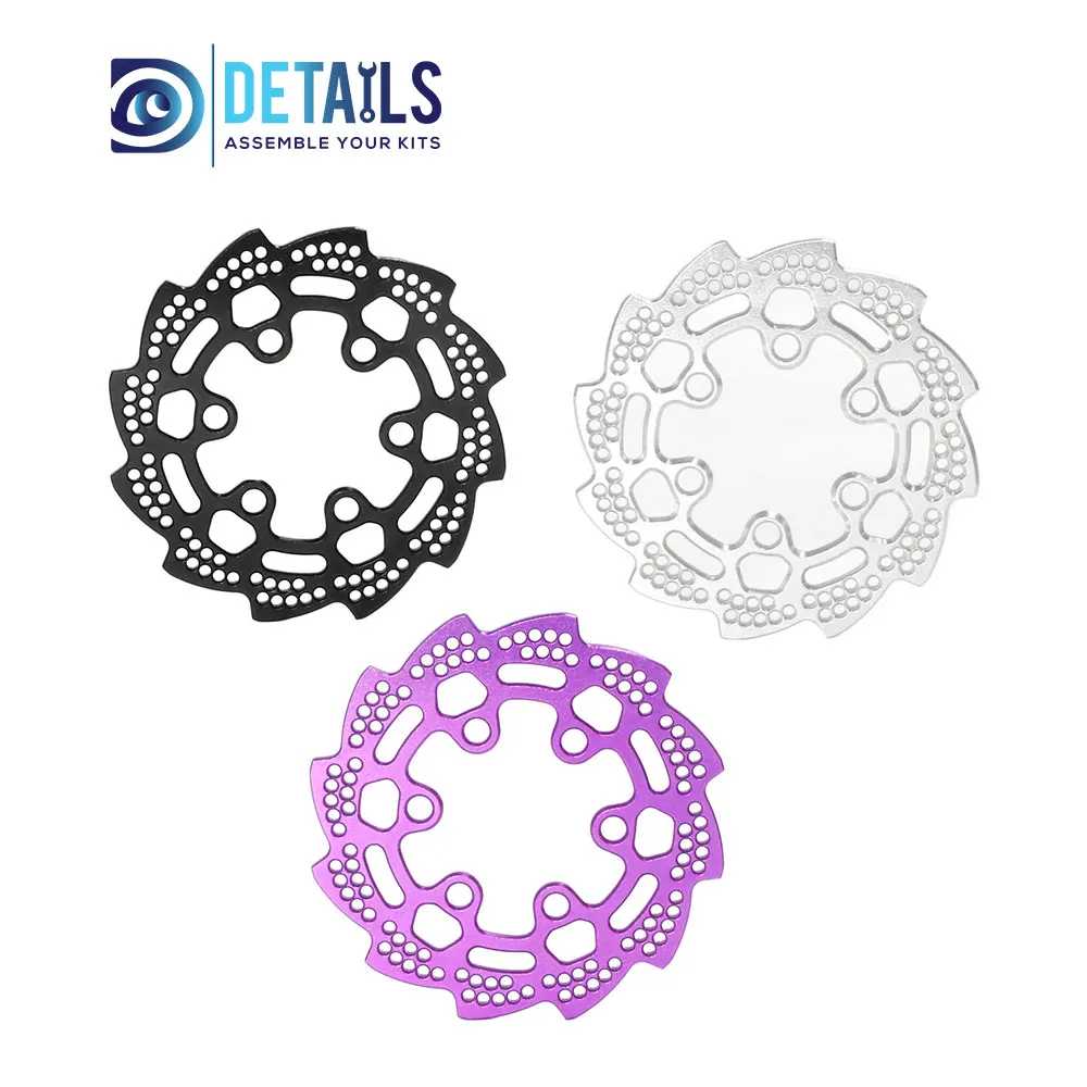 Hobby Details 7075 Hard-Anodizing Rear Brake for LOSI 1/4 Promoto MX Motorcycle A:Black B:Silver C:Purple