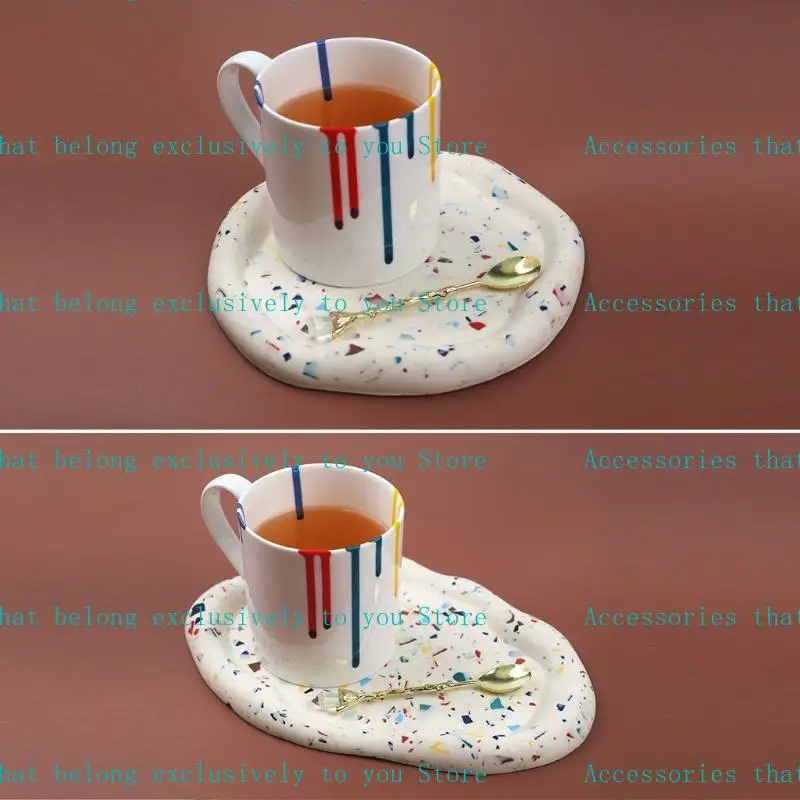 31BB DIYコンクリートセメントジュエリーストレージディッシュプレート金型ホームクラフトコースター樹脂