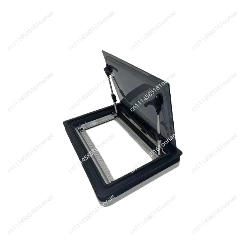 600X600mm high-quality trailer windows with fly nets and roller blinds for trailer accessories