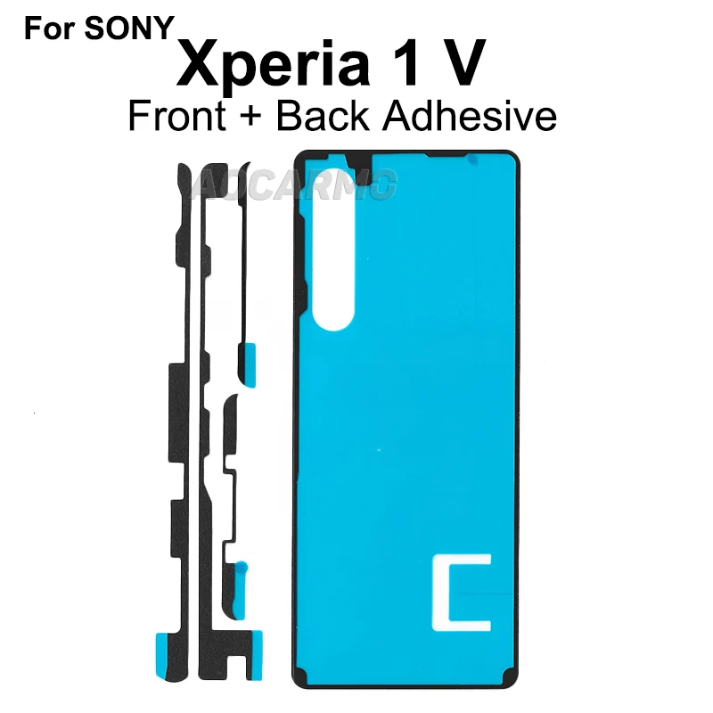 Aocarmo Do Sony Xperia 1 V XQ-DQ72 DQ44 SO-51D Przedni Wyświetlacz LCD Klej do Obudowy Tylna Pokrywa Obudowa Baterii Naklejka Taśma Klejąca — zdjęcie 4