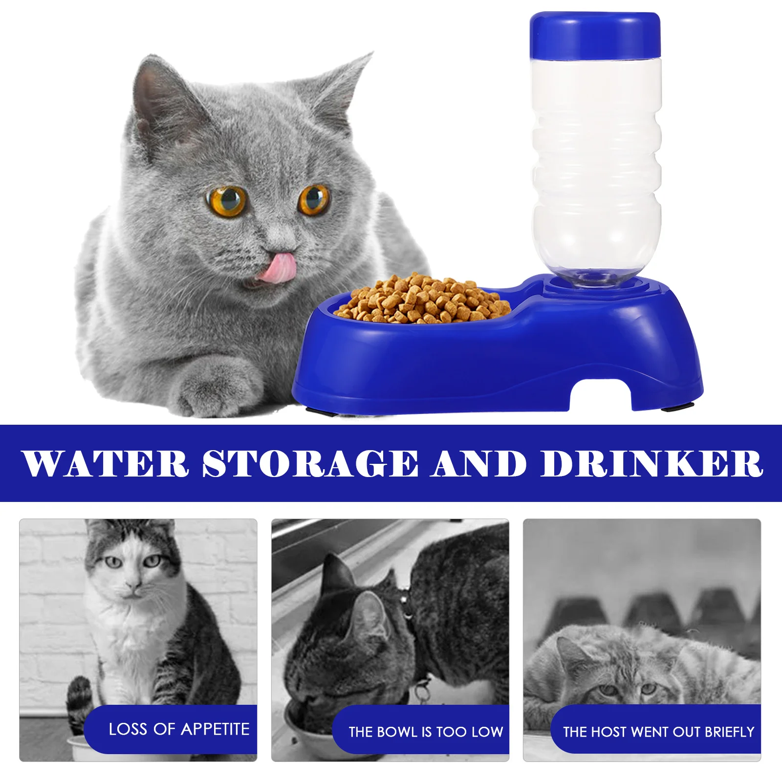 

Creative 350Ml Cat Water Feeder Automatic Pet Drinking Tool High-Density Smooth Anti-Tipping Environmentally Friendly For Home