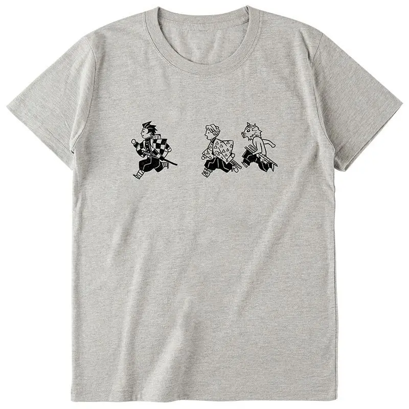 2025 جديد أساسي القطن للجنسين تي شيرت موضة الطباعة لينة تنفس طاقم الرقبة موضة الرجال والنساء تي شيرت قطعة واحدة