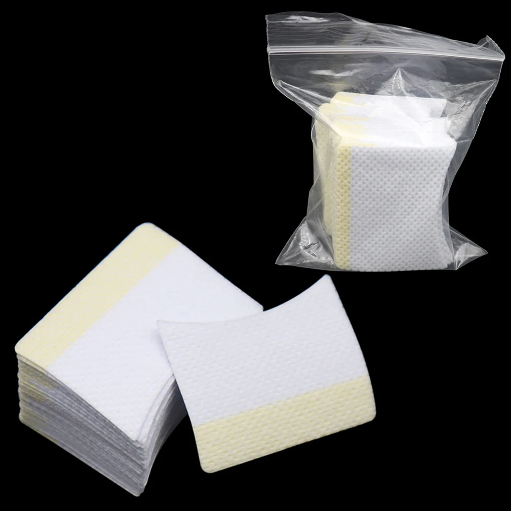 40/50/100pcs Cotton Disposable Lash Patch Stickers Removing Eyelashes Pads Patch For Eyelash Extension Makeup Tools Application