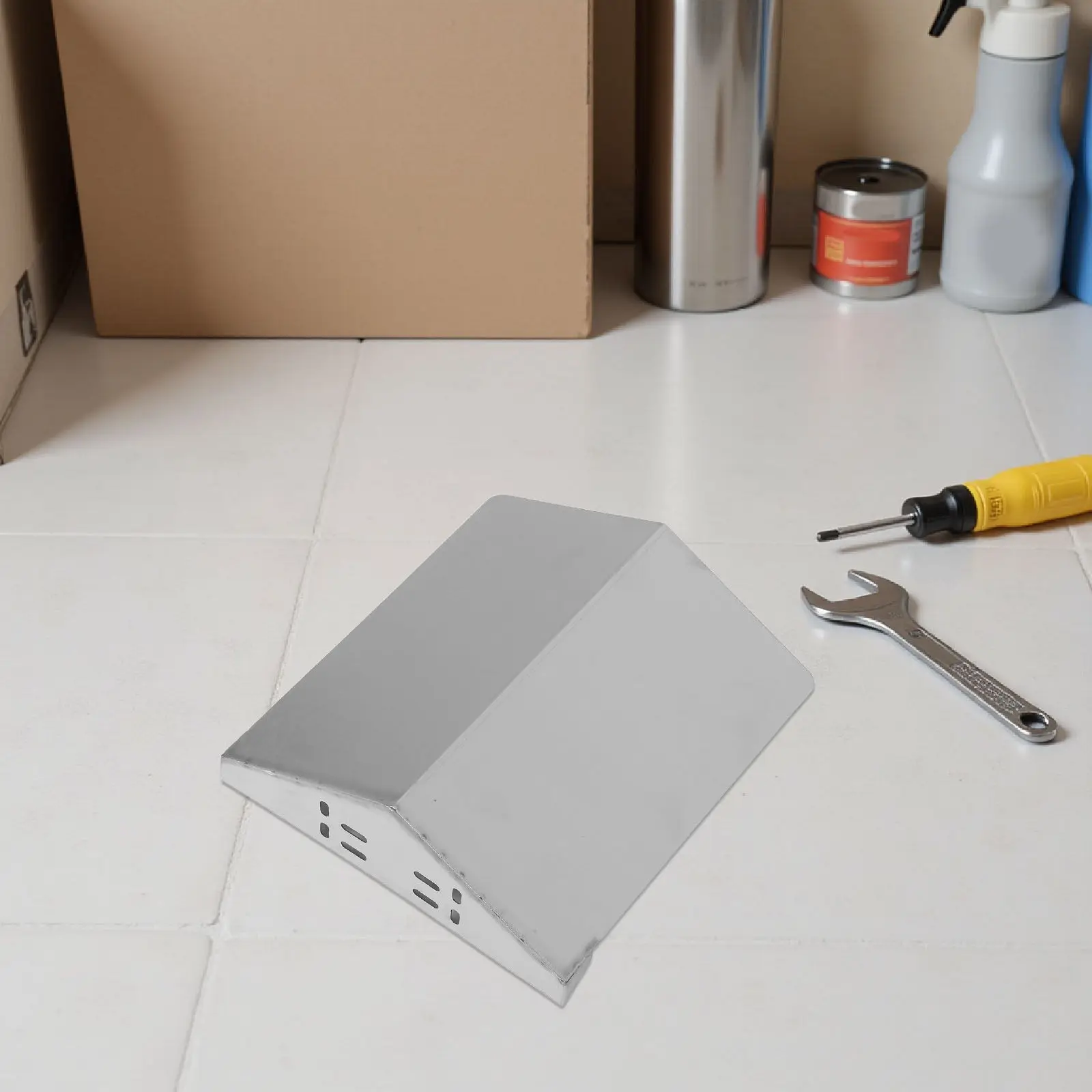 Stainless Steel Outdoor Camera Housing 11.8x10.6 Inch Weatherproof Cctv Rain Cover Dust Proof Uv Resistant Security Camera