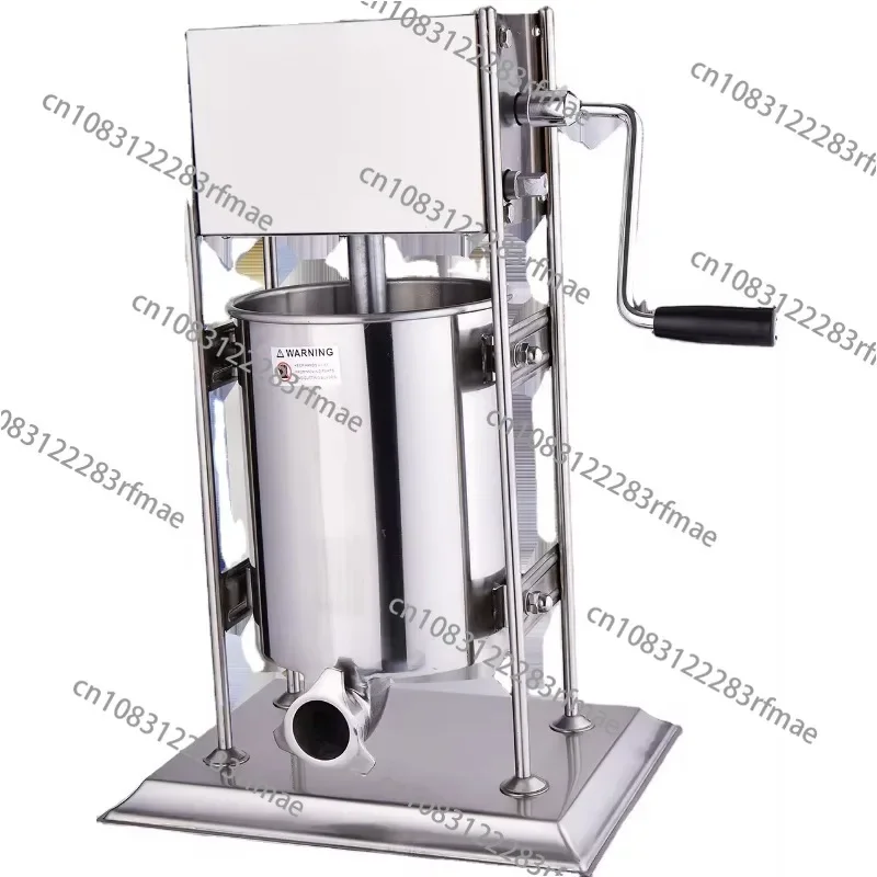 Commercial Stainless Steel Vertical 15L Sausage Maker Manual Operation Sausage Stuffer