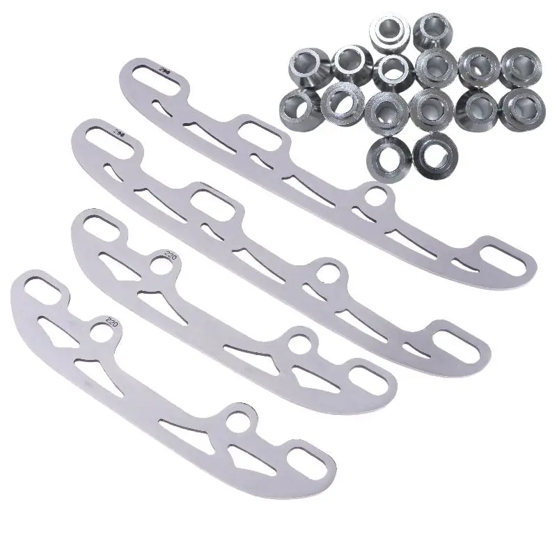 

Stainless Steel Ice Skating Blade Set Inline Figure Skate Blades Replacement for Skate Shoes Sizes 220/253/290MM