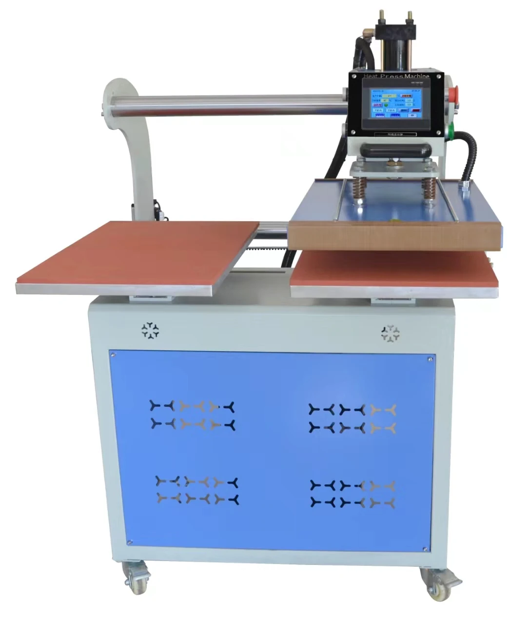 

16 * 20 t-shirt hot press automatic hydraulic hot press sublimation film transfer printer leather