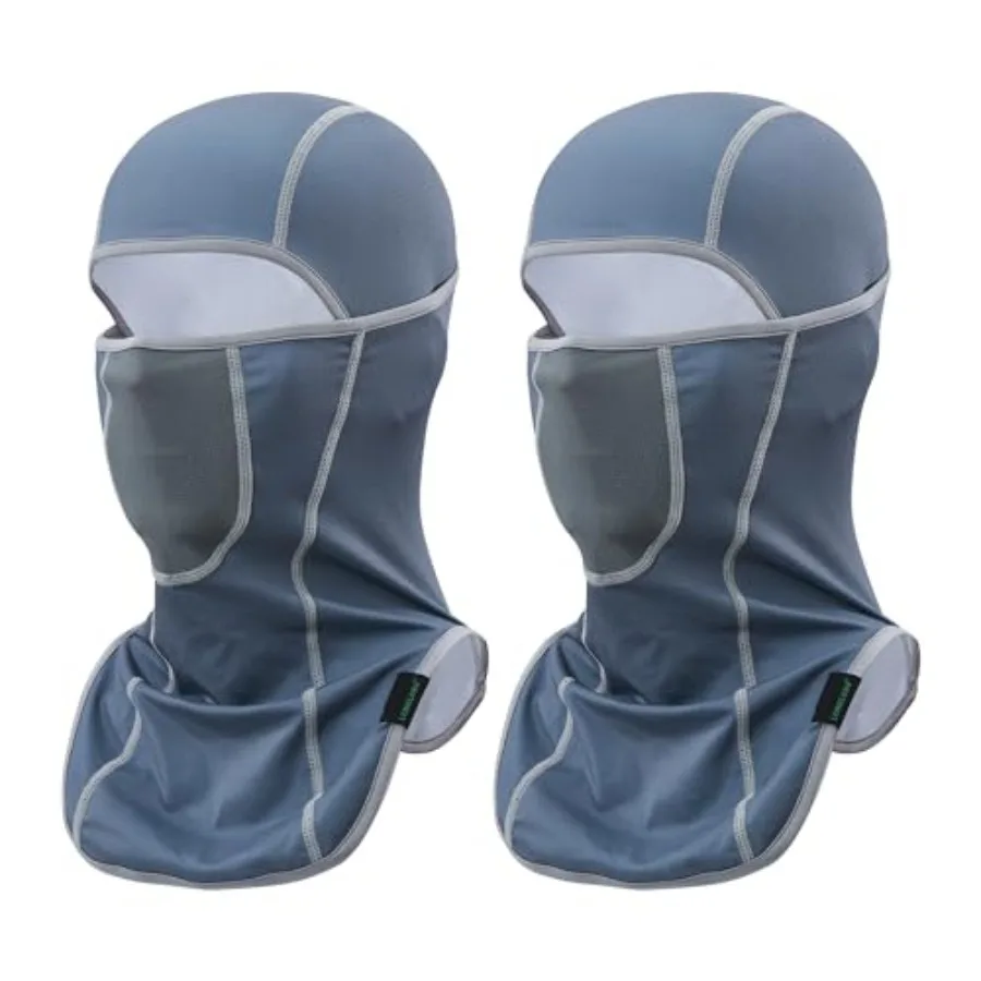 

Balaclava Face Mask- 2 Pcs Sun Protection Mask Dustproof, Breathable Summer Full Face Cover for Motorcycle, Cycling