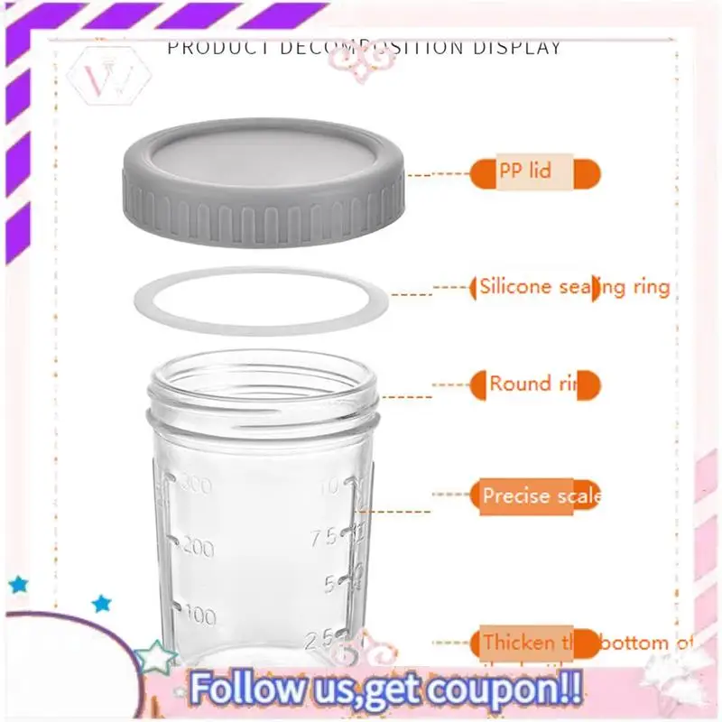 

Premium 4 PCS Overnight Oats Containers With Lids And Spoons Glass For Storing Salads, Yogurt,Kia Pudding,Fruits,Etc