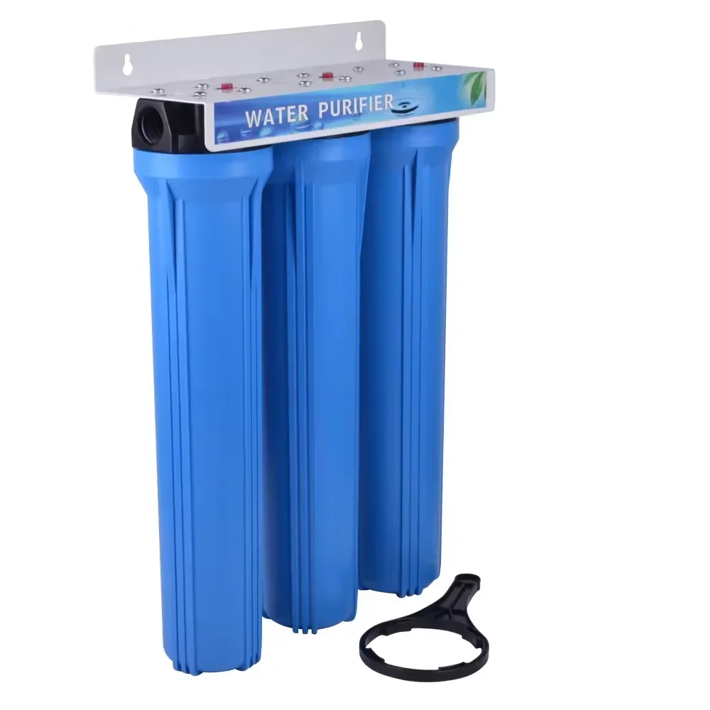 20 Inch Water Filter Big Flow Big Blue Housing Slim Purifier Bottle High-Efficiency Sediment Drinking Water Filter for Home