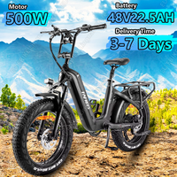 FAFREES F20 Master Electric Bicycle 500W 48V22.5AH Samsung Battery Adult City Electric Bike 20*4.0 inch Fat Tire Mountain E-bike