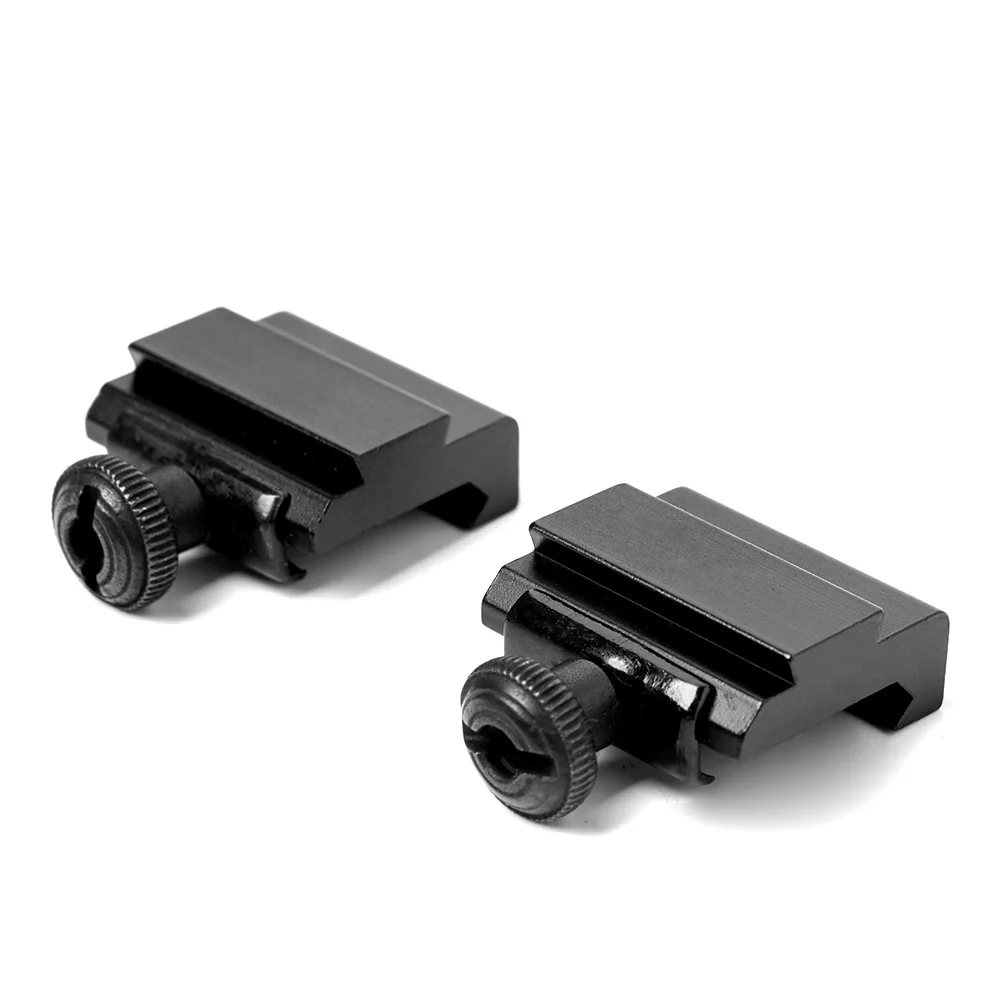 2 peças 21mm tecelão para 11mm base de trilho de cauda de andorinha montagem adaptador de mira laser acessórios de arma de brinquedo