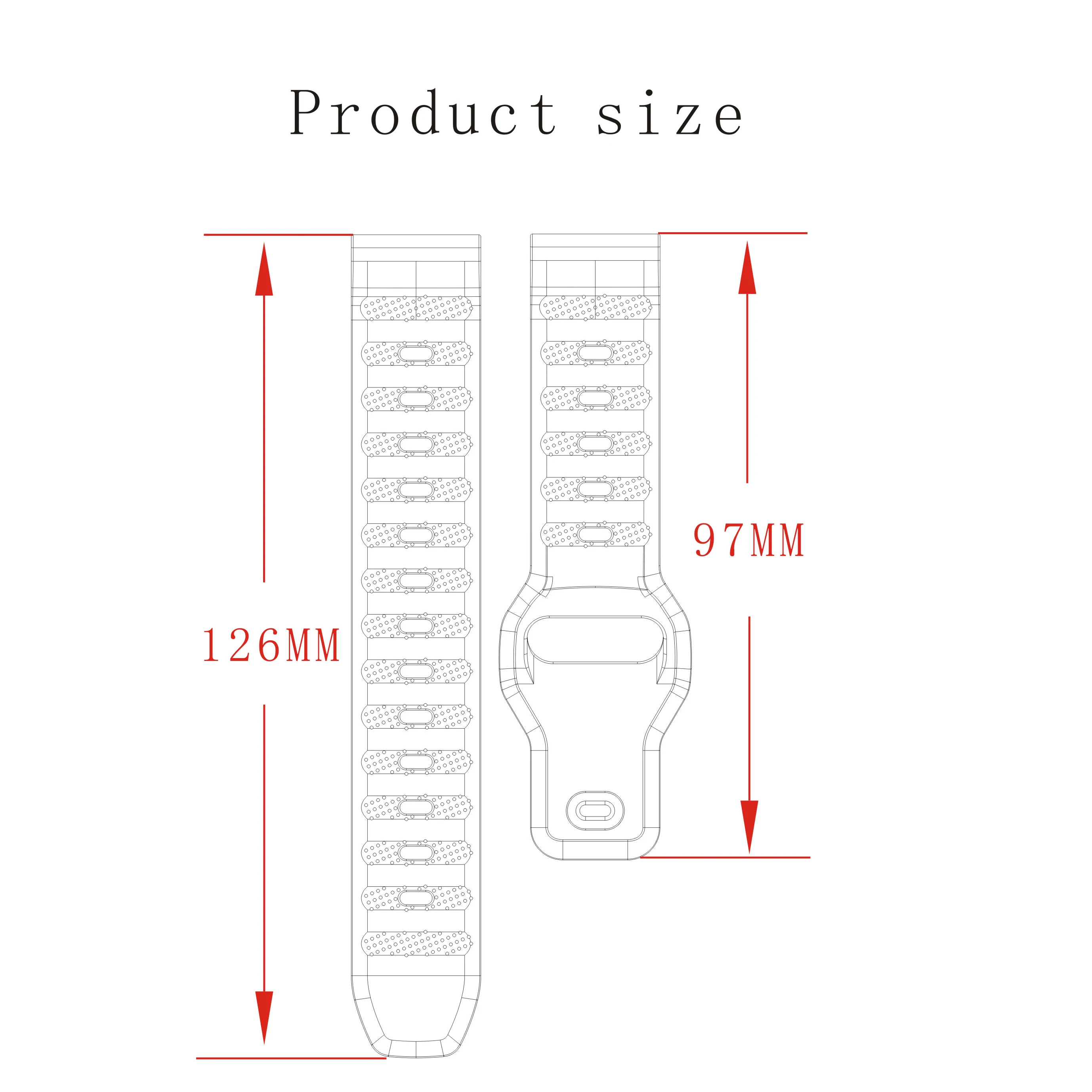 20mm 22mm Rice Grain Strap for HUAWEI WATCH GT 4 Pro 46mm Band GT 3 SE 2 42mm HONOR Magic Watch4 GS 3 Pro Replacement Bracelet