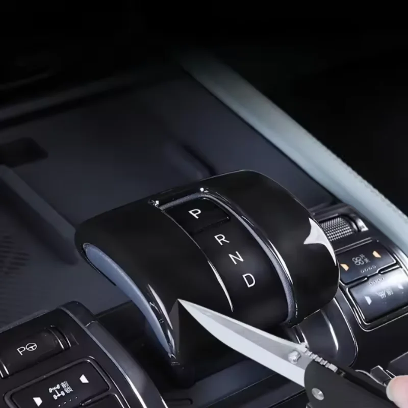 Fit For Byd Shark 6 2024-2025 ABS Carbon Fiber Shift Knob Decoration Cover Car Gear Lever Head Trims Interior Auto Accessories