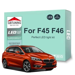 6Pcs Car Accessories For BMW 2 Series F45 F46 Active Tourer Gran Tourer 2014-2018 Canbus Vehicle LED Interior Light Bulb Kit