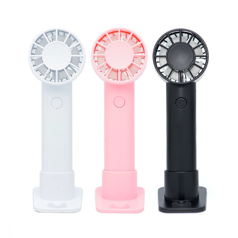 Portable USB Rechargeable Lashes Fans with Base Small Makeup Eyelash Cooler Handheld Eyelash Dryer Mini Air Conditioning Blower