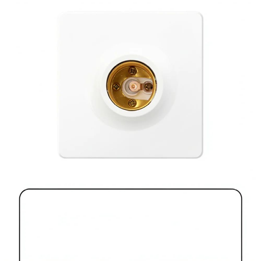 86 Panel Wall Lamp Holder For For AOKOLa E27 Socket LED Bulb Base Concealed Surface Mounted Electrical Connection Tool