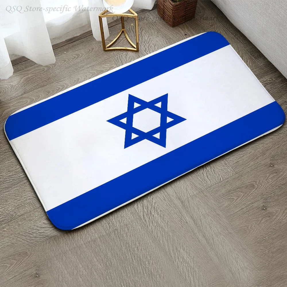 1pc Israel Floor Mat Floor Mat Anti-Slip Kitchen Bedroom Handmade Tufted Rug Carpet Living Room Entrance Rug