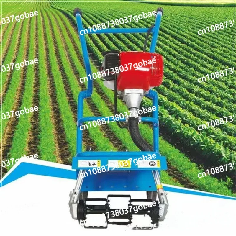 No Dead Angle Anti-entanglement Grass Crusher Barren Mountain Cart Type Micro Tiller Multi-functional Gasoline Lawn Mower