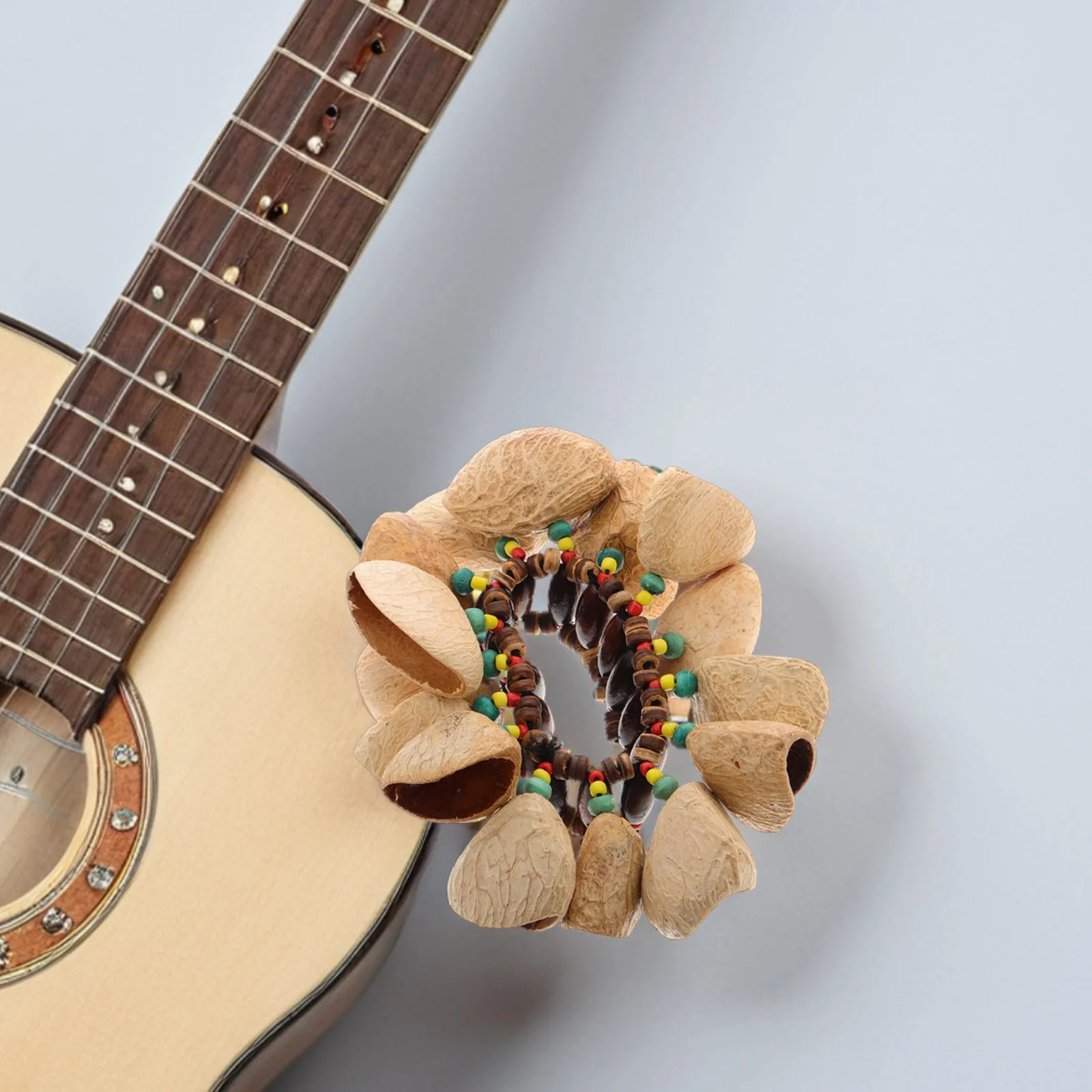 

Fruit Shell Bracelet Coconut Drum Bell Bells Charms Bracelets African Tribal Craft Wristband Hand Shaker Chain