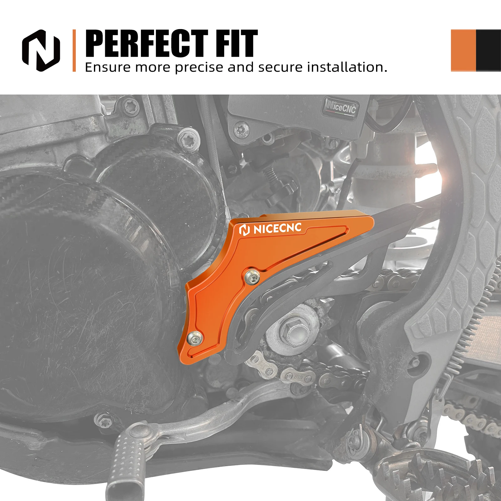 For 2023 2022 2021 EXC 300 TPi EXC XCW TPi 250 300 Husqvarna TE 300 250 TE 300i 250i GasGas EC 300 EC 250 Case Saver Chain Guard - Image 3