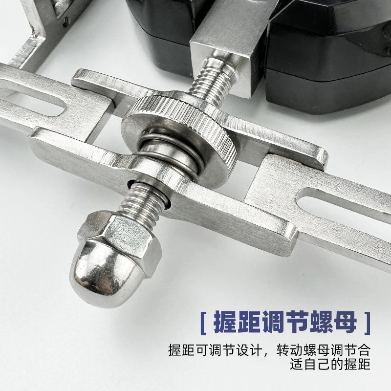 304 Stainless Steel Grip Strength Tester Electronic Counting  Finger Wrist Arm Strength Exercises Unlimited Adjustable Strength