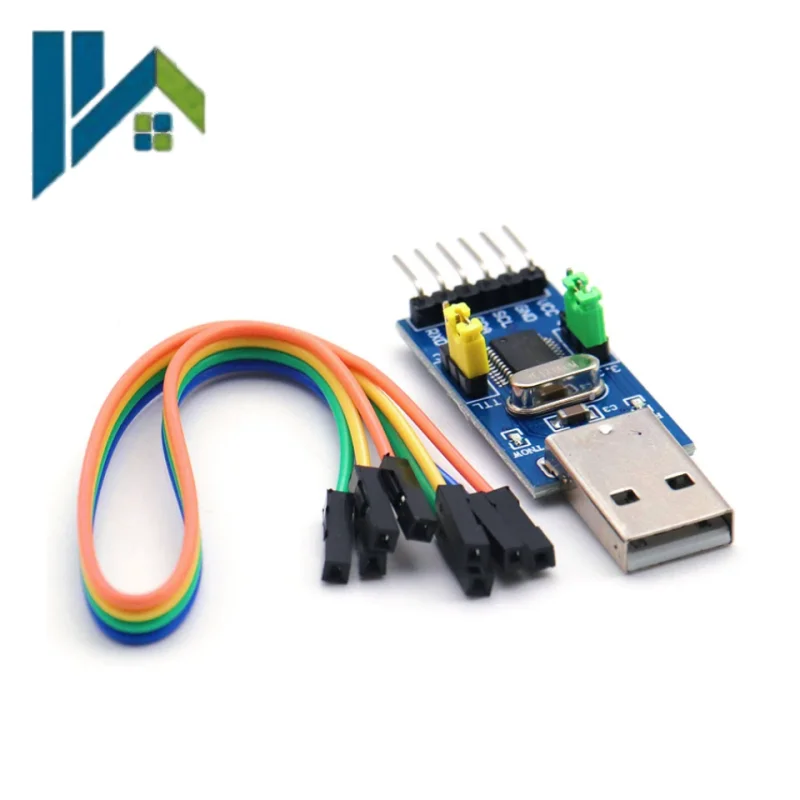 3.3V 5V USB to I2C IIC UART USB to TTL single-chip serial port downloader CH341T 2 in 1 module