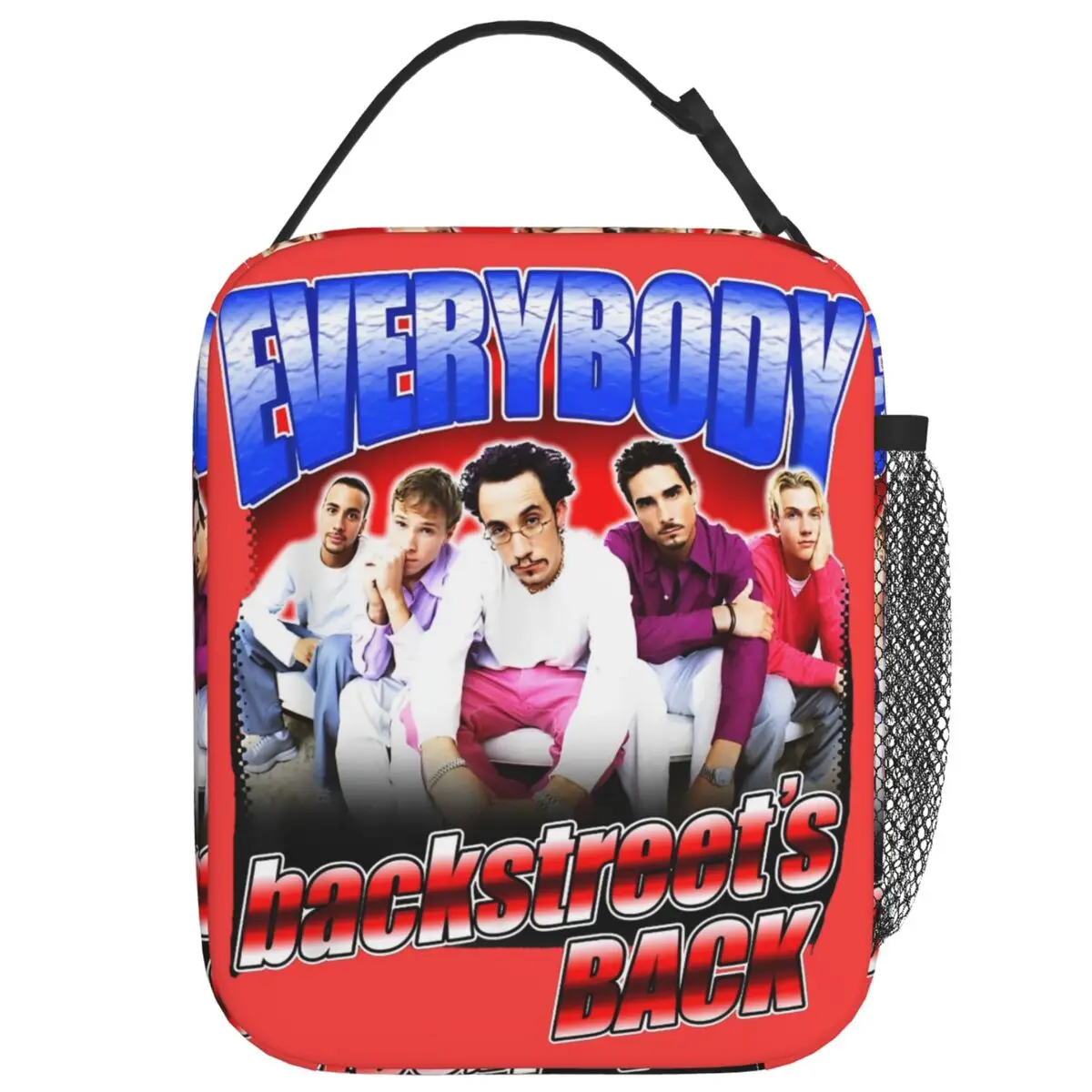 

Backstreet Boys Everybody Lunch Bag Retro Lunch Box For Child Beach Convenient Cooler Bag Graphic Thermal Lunch Bags
