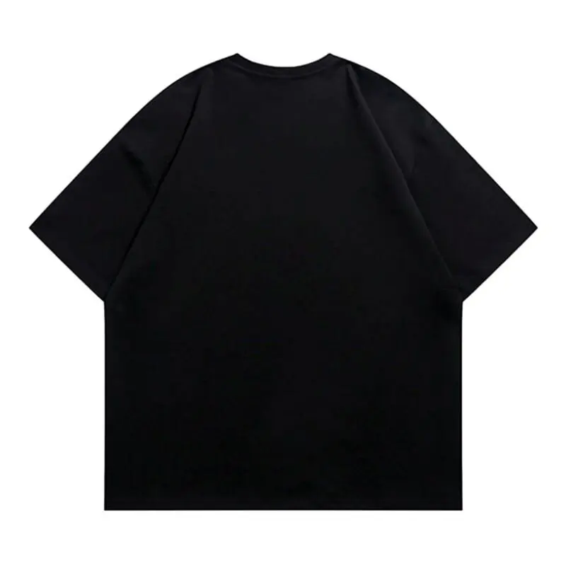 T-shirt oversize Thenational Niente altro Nero