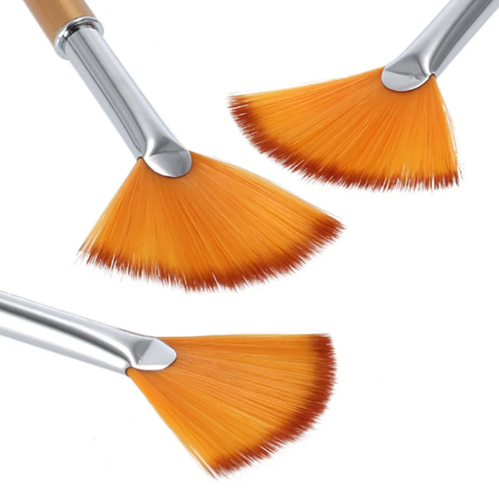 

1pc Flat Shape Lightweight Durable Pen Painting Tools For Art Pen Nail Nail Painting Tools Art Brush Kit Women Black
