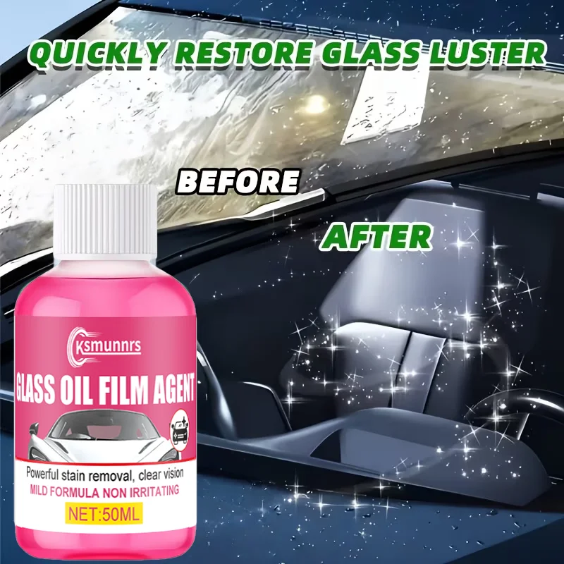 High Definition Green Concentrated Windshield Washer Fluid, Waterproof Anti-Fog Streak-Free, Clear Windshield Vision