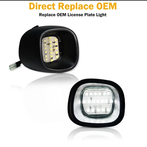 Imagen 2 del producto Luz de matrícula para Chevrolet Blazer S10 GMC Jimmy Sonoma Oldmobile Bravada 1998-2004, lámpara LED para parachoques trasero de camión, 2 uds.