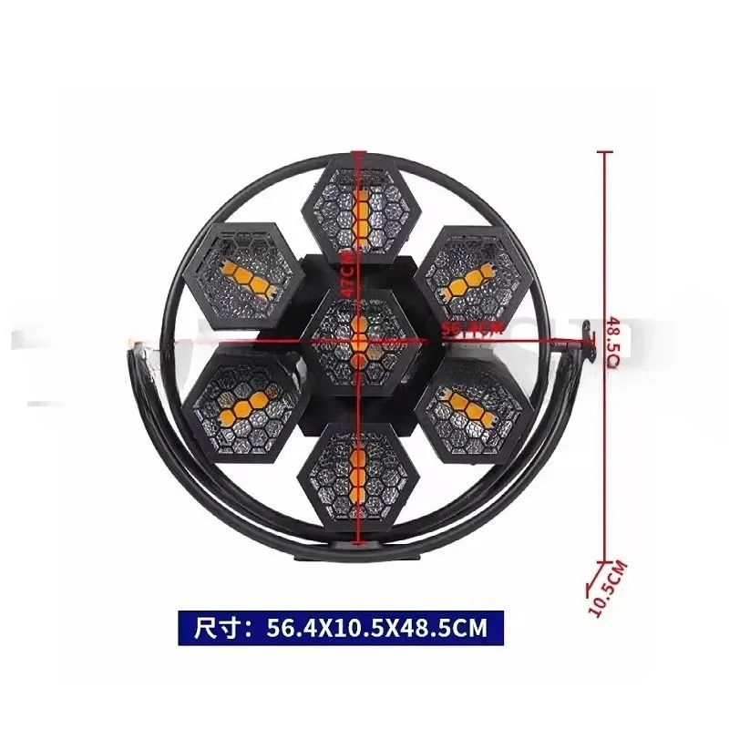 LED Seven Matrix Retro Bar Dance Par Lichter Ktv Atmosphäre Live Broadcast Hintergrund Bühnenlichter