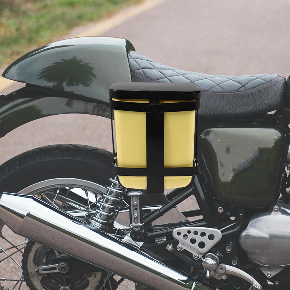 

Motorcycle Storage Bin Waterproof Multifunctional Tool Organizer Bumper Mount Box For Motorbikes Outdoor Riding Storage