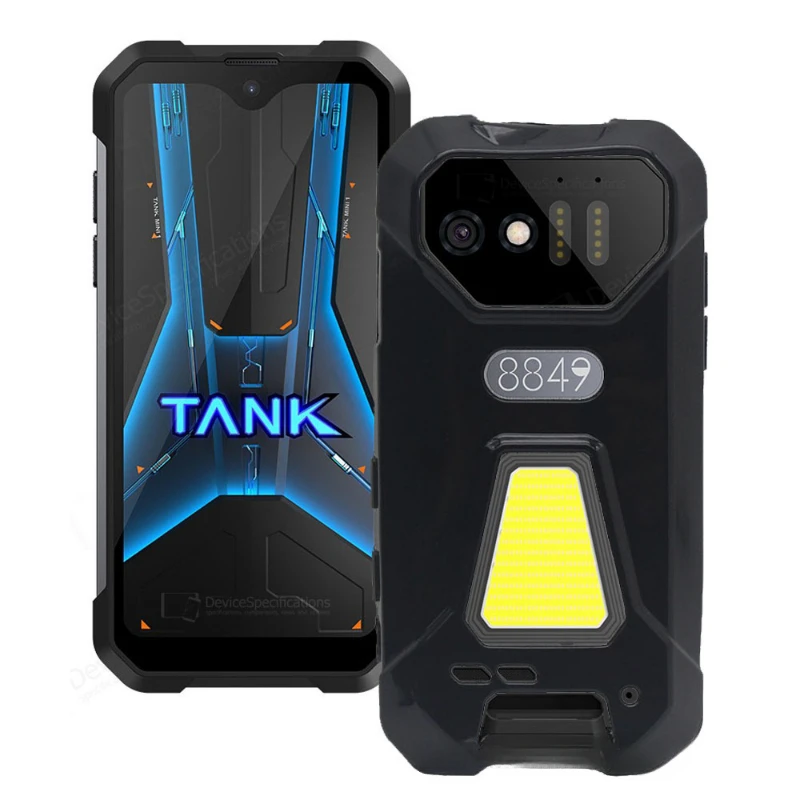 For Unihertz 8849 Tank Mini 1 Soft TPU Phone Case for UNIHERTZ TANK Mini1 MINI1 Black Transparent Cover Shell Protective Coque