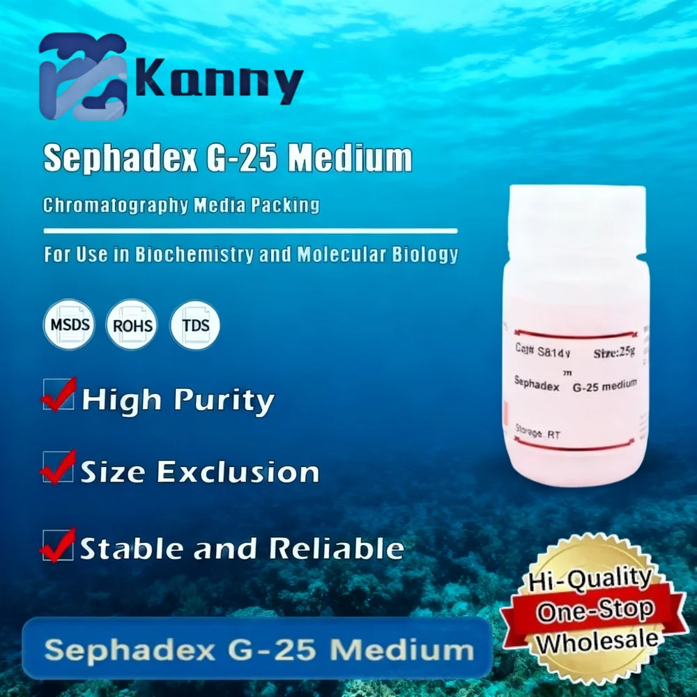 Sephadex G-25 Medium for Chromatography and Molecular Separation Applications Original Product