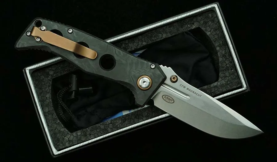Складной нож LEMIFSHE New SIBERT Mini Adams BM273 Mark CPM с рукояткой из углеродного волокна