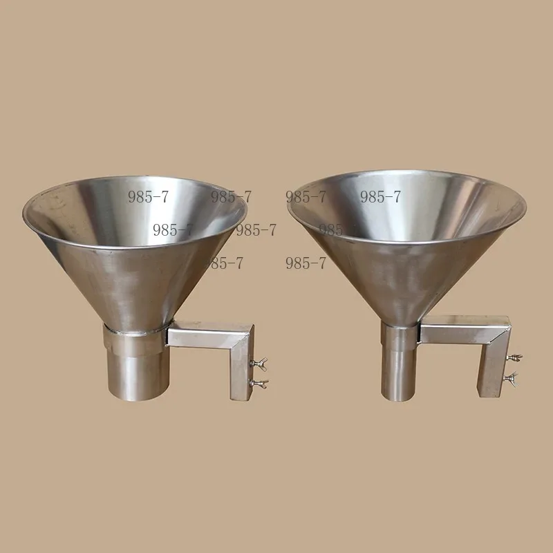 Vacuum Bag Filling Funnel with Stand, Flow Control Valve Installed for Smooth and Quick Dispensing