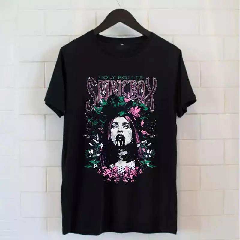 تي شيرت قطني من Spiritbox Holy Roller Album مقاس كامل S 5XL