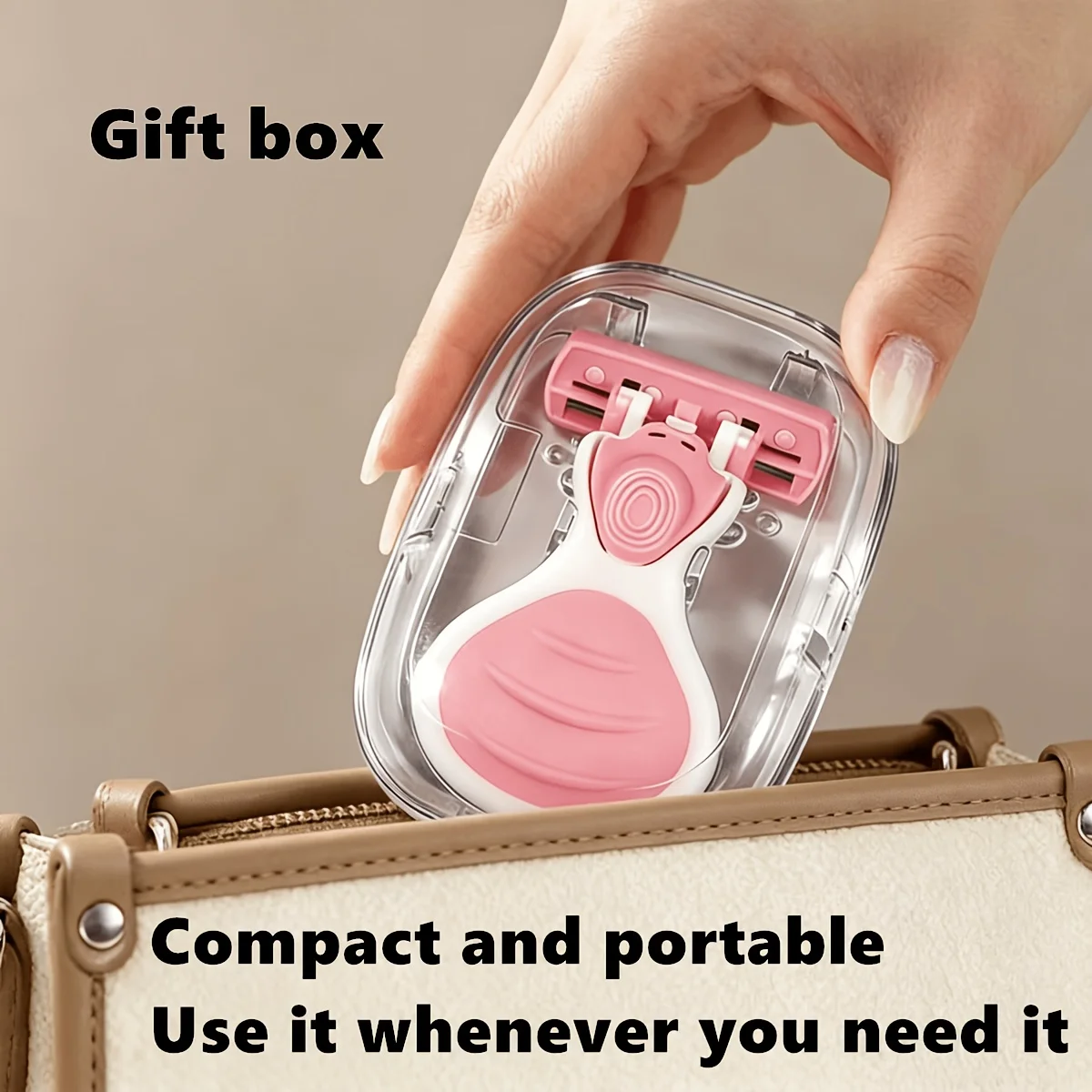 1Box Women Manual Body Hair Shaver Trimmer Portable Face Leg Hair Removal Tool Gentle Hair Removal for Sensitive Skin