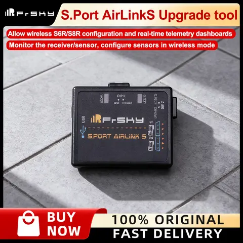 FrSky S.Port AirLink S Monitor Receiver Sensor with Programming and Flash Firmware for S6R and S8R Devices