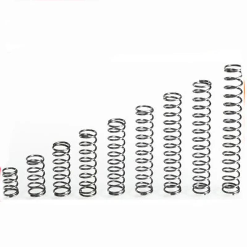 20 pz diametro del filo 0.2mm 0.3mm 0.4mm Molla di compressione in acciaio inossidabile 304 SUS Molla compressa Tipo Y Ritorno del rotore