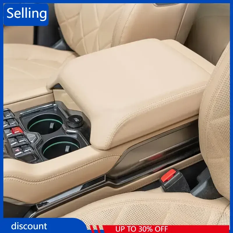 For Byd Equation Leopard 8 2025 Refrigerator Armrest Box Protective Cover Leather Pad Same Color Protective Cover Back